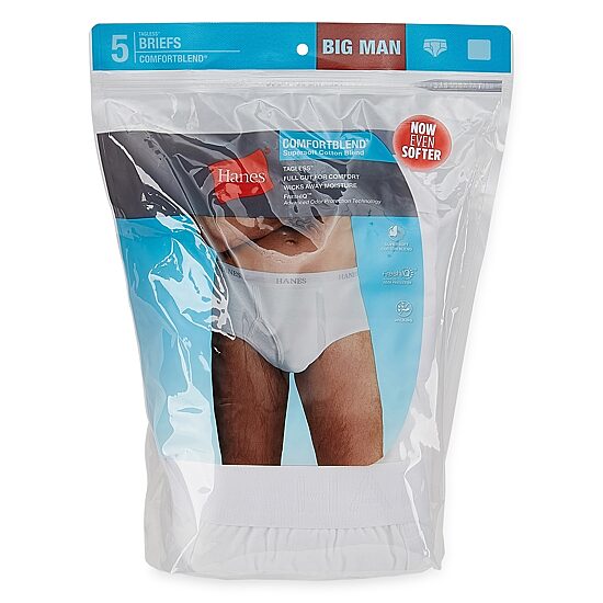 Hanes Comfortblend Mens Big 5 Pack Briefs Jdbfwx