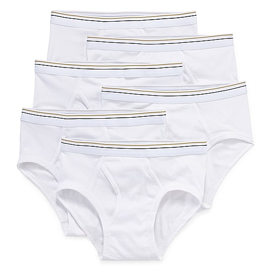 Stafford Low-Rise Mens 6 Pack Briefs 325616