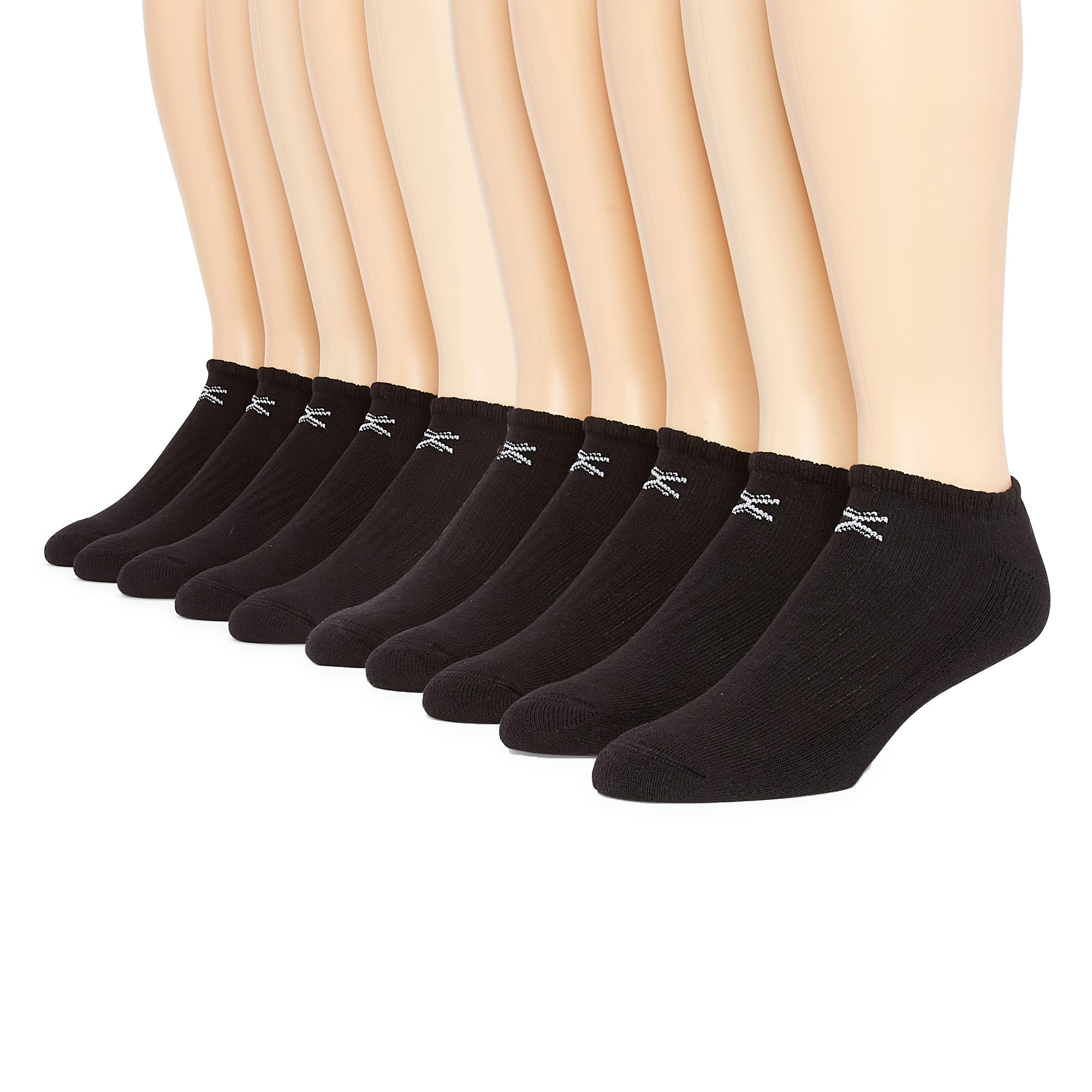 Xersion Quick-Dri Mens 10 Pair Low Cut Socks