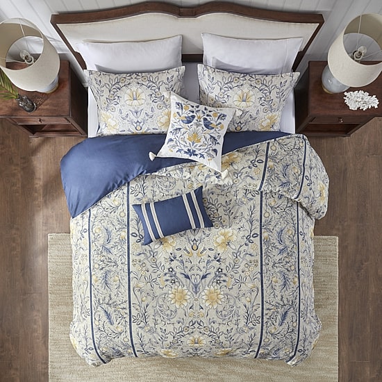 Harbor House Livia 6-pc. Floral Midweight Comforter Set