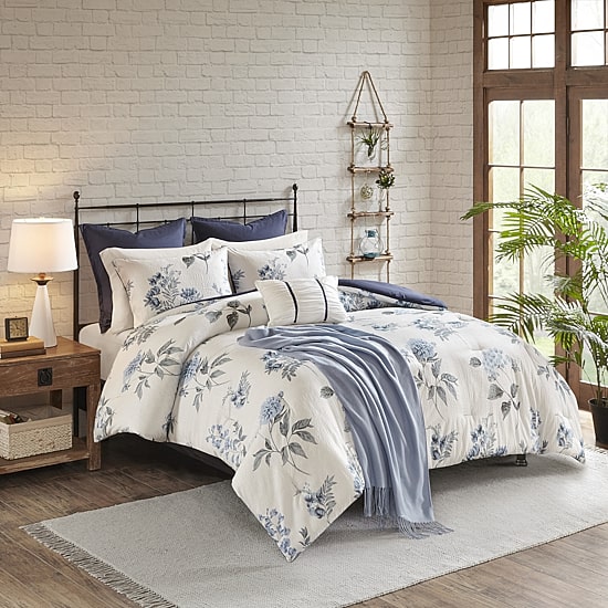 Madison Park Monah 7-pc. Floral Midweight Comforter Set