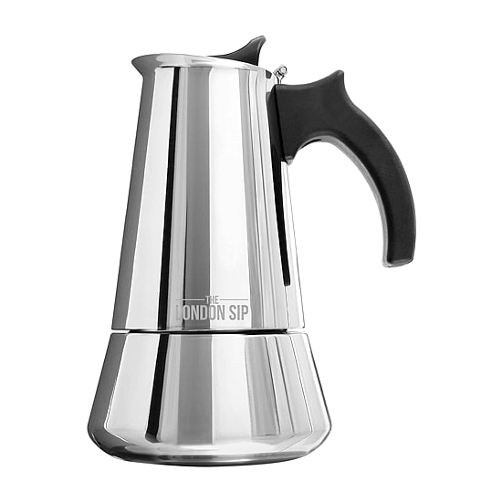 London Sip Stainless Steel Stovetop Espresso 3-Cup Coffee Maker