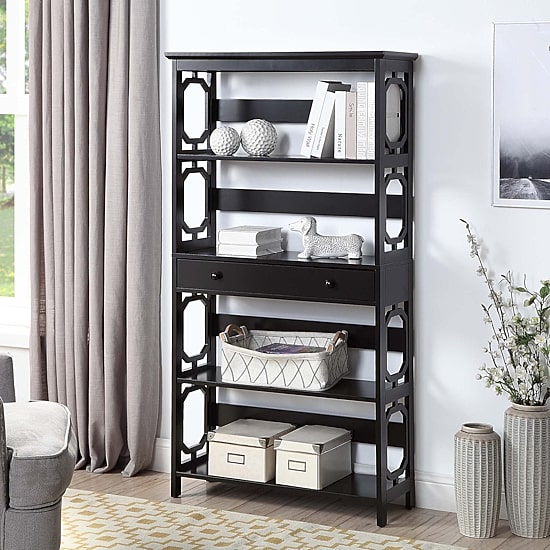 Convenience Concepts Omega 5-Shelf Bookcase