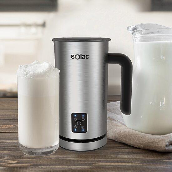 SOLAC PRO FOAM™ Stainless-Steel Milk Frother & Hot Chocolate Mixer