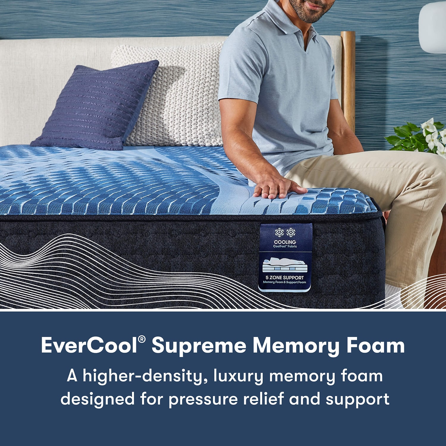 Serta iComfort Aspire 14" Medium Memory Foam Tight Top