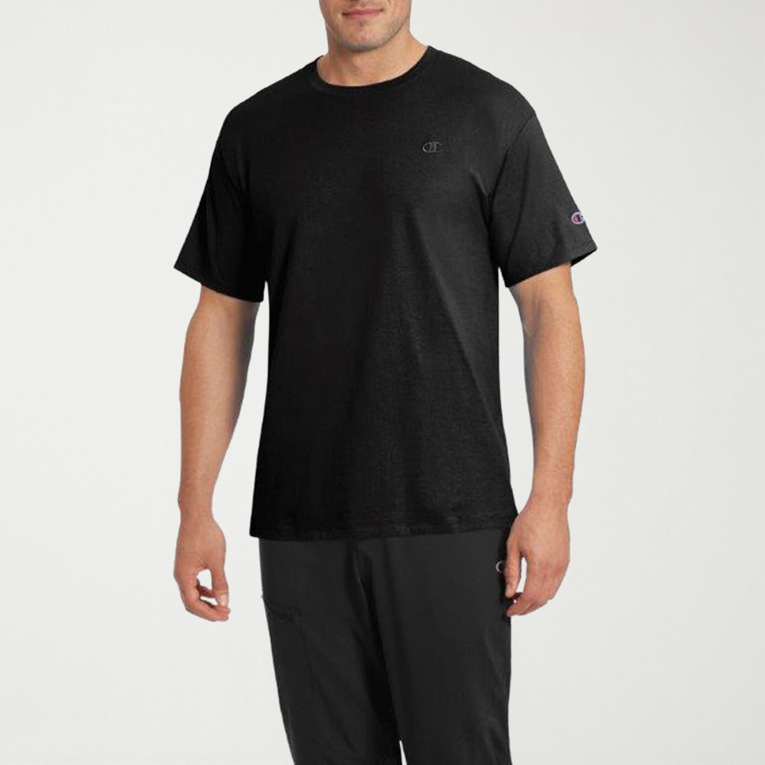 Champion Mens Crew Neck Short Sleeve Active T-Shirt