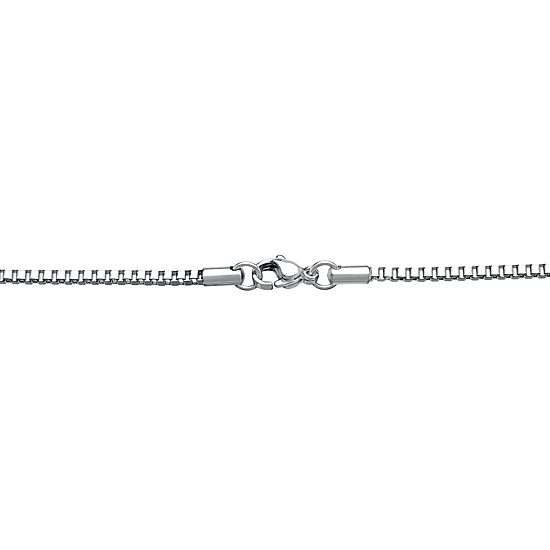 Mens Stainless Steel 22 Inch Box Chain Necklace