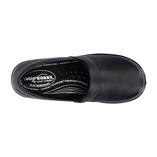 Easy Works By Easy Street Laurie Womens Round Closed Toe Slip-On Shoe