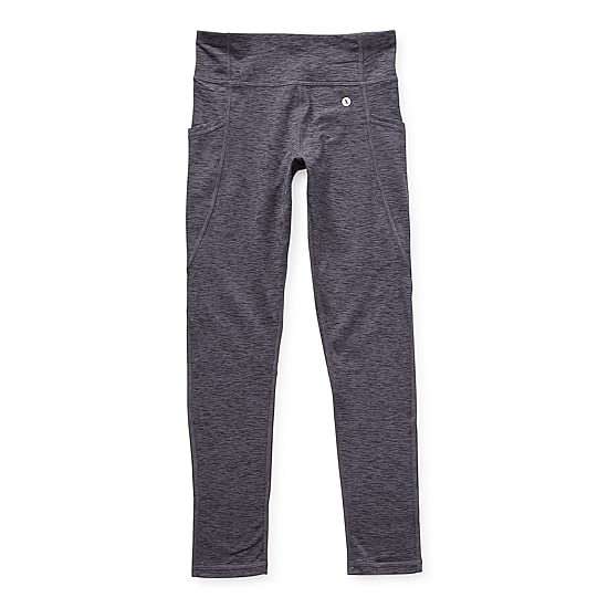 Xersion Little & Big Kid Girls Quick Dry 24" Active Full Length Leggings