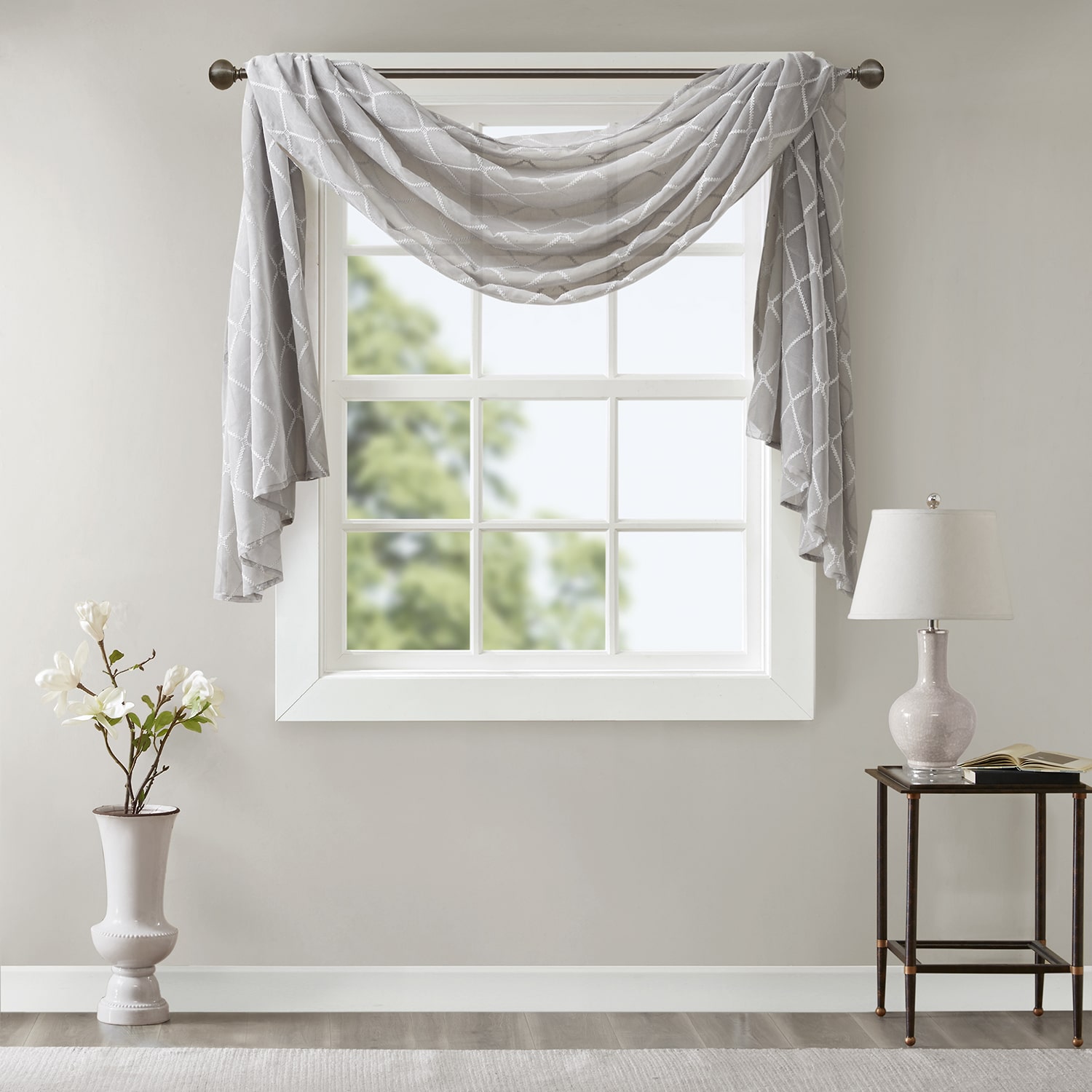 Madison Park Iris Scarf Valance