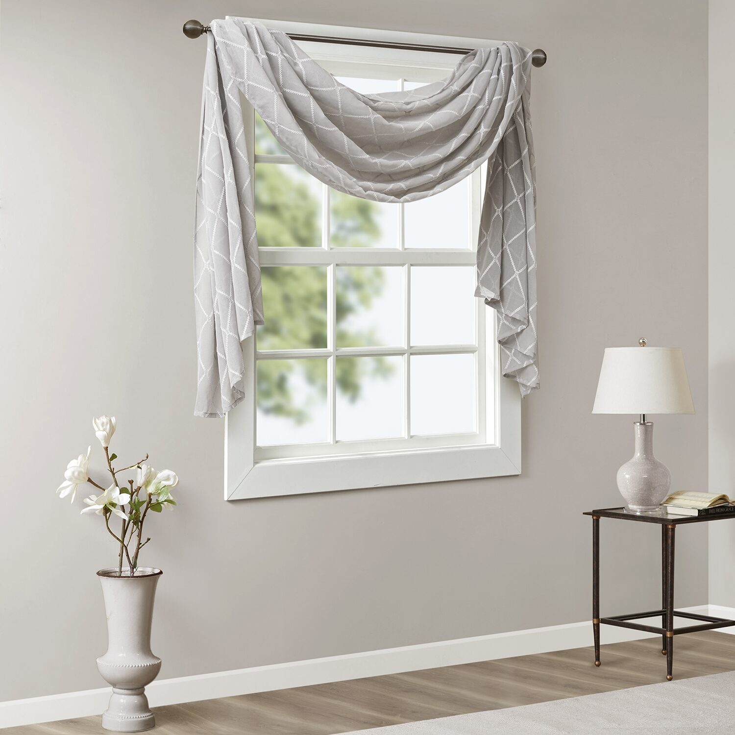 Madison Park Iris Scarf Valance