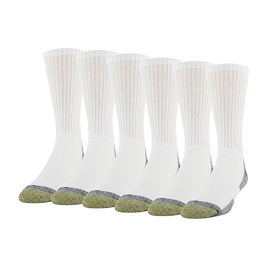 Gold Toe Work Mens 6 Pair Crew Socks