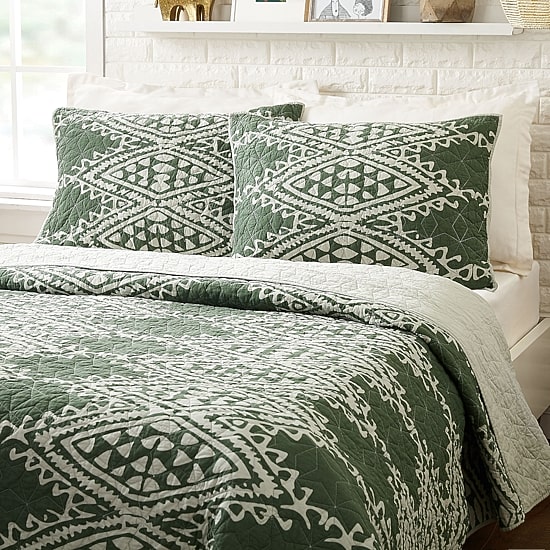 JUNGALOW by Justina Blakeney Aisha 3-pc. Reversible Quilt Set