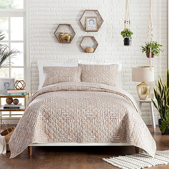 JUNGALOW by Justina Blakeney Abrazo 3-pc. Reversible Quilt Set