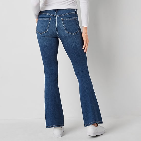a.n.a Womens High Rise Flare Jean