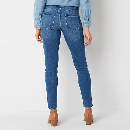 a.n.a Womens Mid Rise Skinny Fit Jean