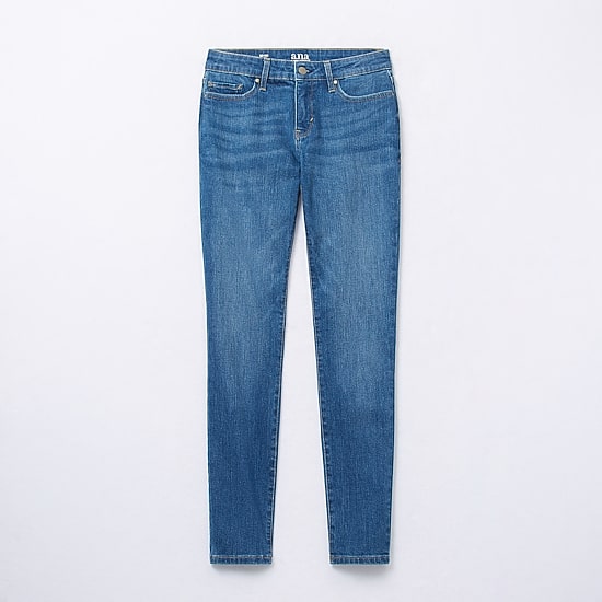 a.n.a Womens Mid Rise Skinny Fit Jean