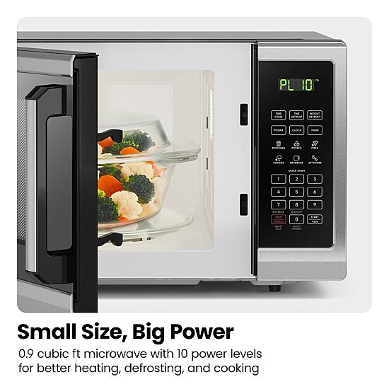 Chefman 0.9 Cu Ft Counter Microwave