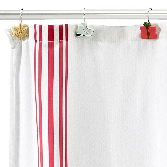 Avanti Holiday Countdown Shower Curtain