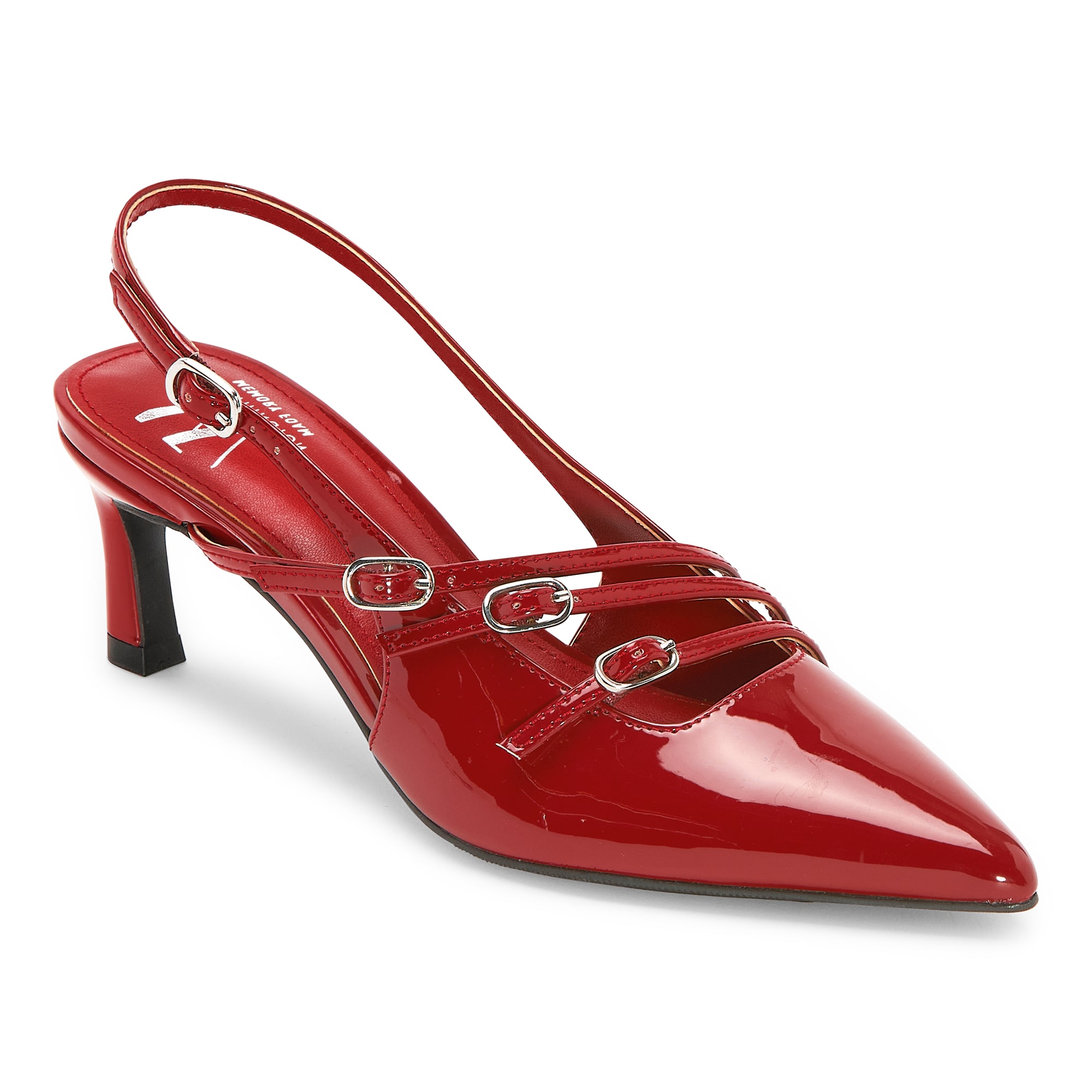 Worthington Sedrick Womens Pointed Closed Toe Kitten Heel Pumps