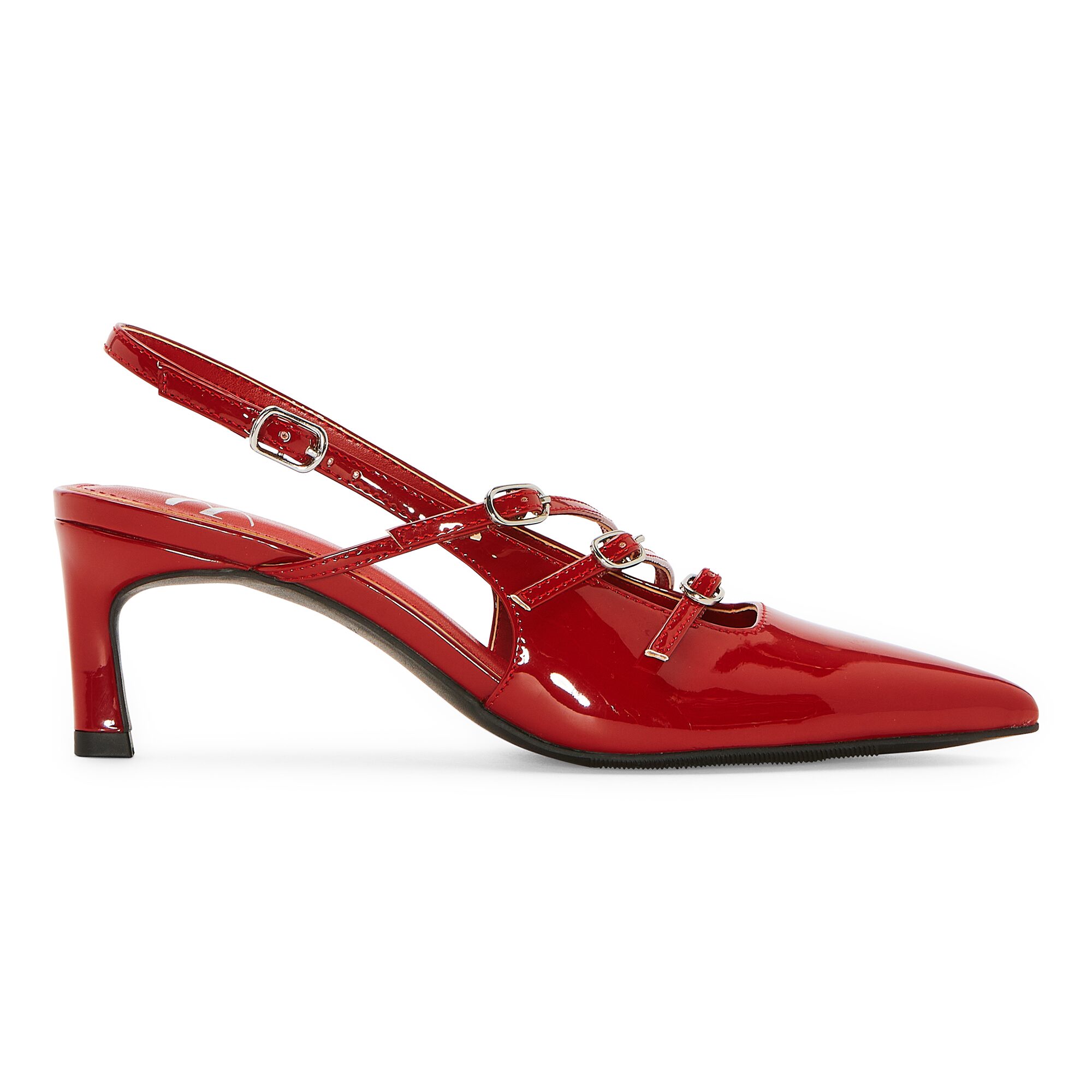 Worthington Sedrick Womens Pointed Closed Toe Kitten Heel Pumps