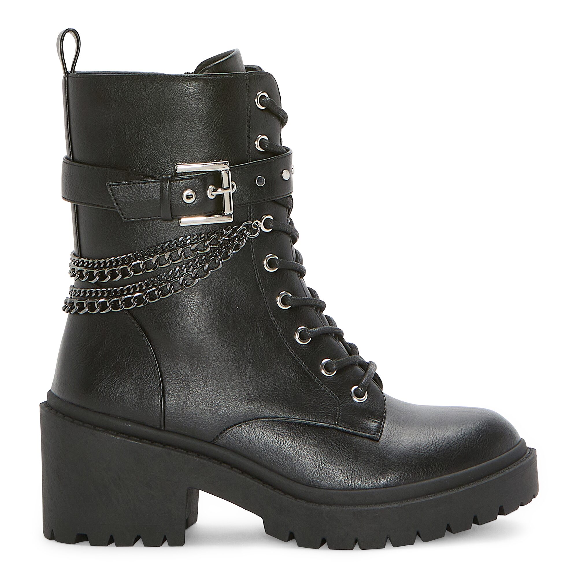 Pop Womens Aurorah Block Heel Booties