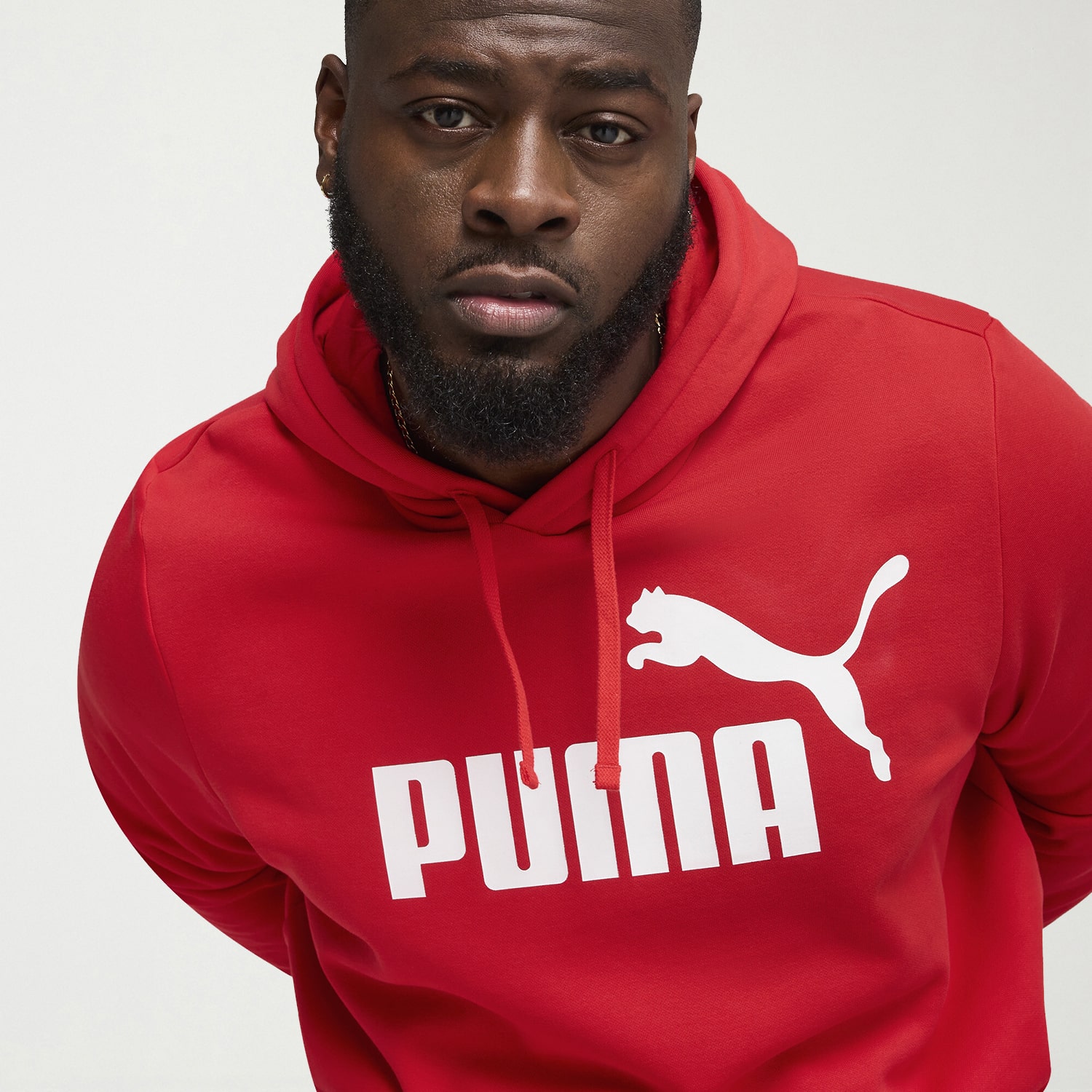 PUMA Essential Mens Long Sleeve Fleece Active Hoodie