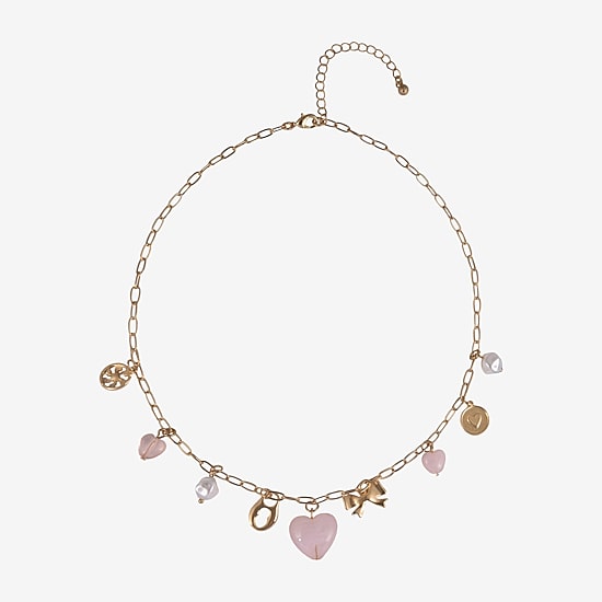 Arizona Gold Tone Womens 18 Inch Collar Necklace
