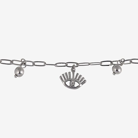 Arizona Silver Tone Womens 2-pc. Bracelet Set