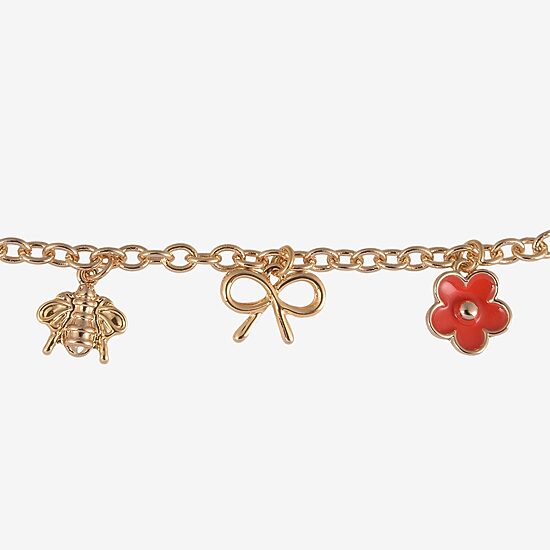 Arizona Gold Tone Bee Womens 2-pc. Bracelet Set