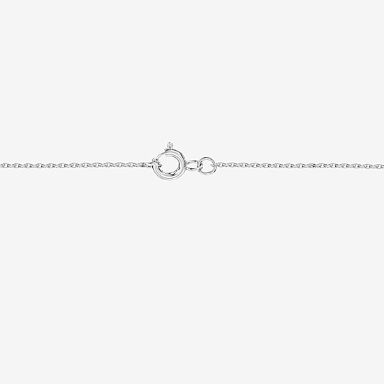 Yes, Please! (G/Si1-Si2) Womens 1/4 CT. T.W. Lab Grown White Diamond Sterling Silver Heart Pendant