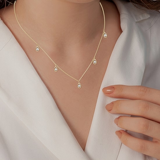 Yes, Please! (G / Si1-Si2) Womens 1/4 CT. T.W. Lab Grown White Diamond Sterling Silver 18 Inch Pendant Necklace