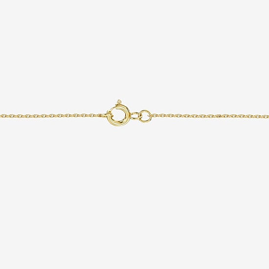 Yes, Please!, (G/Si1-Si2) Womens 1/4 CT. T.W. Lab Grown White Diamond 14K Gold Over Silver Heart 18 Inch Pendant Necklace