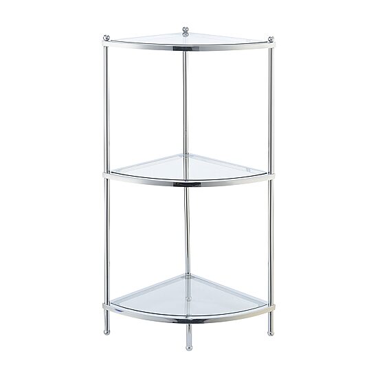 Convenience Concepts Royal Crest 3-Tier Corner Shelf