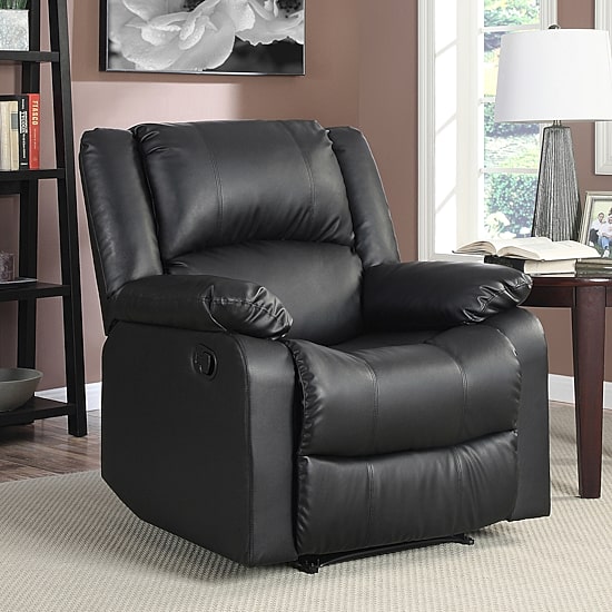 Pierce Faux Leather Lounger Recliner