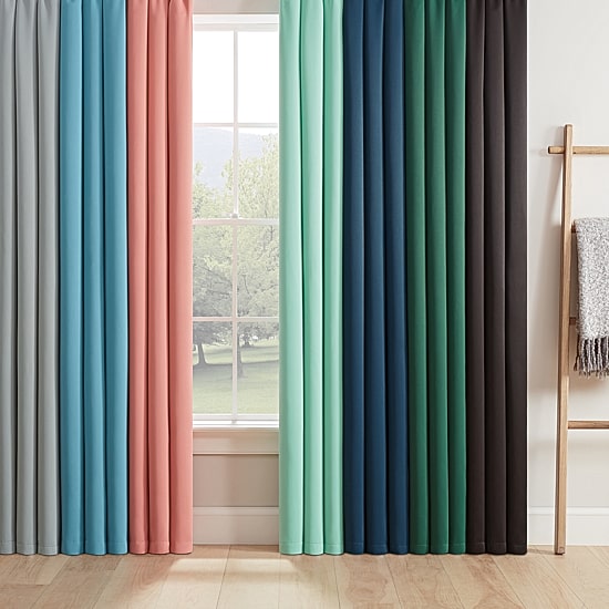 Eclipse Darrell Rod Pocket Blackout Single Curtain Panel