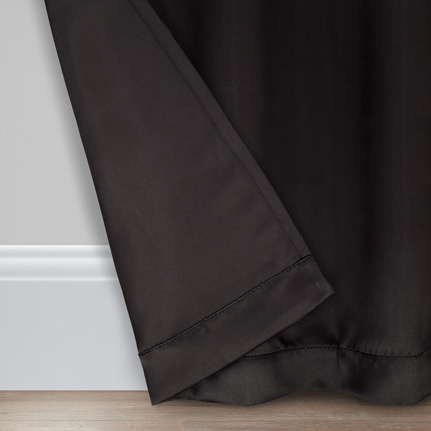 Eclipse Darrell Rod Pocket Blackout Single Curtain Panel