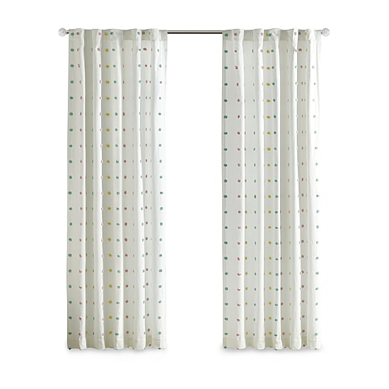 Intelligent Design Ensley 50"W X 84"L Rod Pocket Light-Filtering Single Curtain Panel