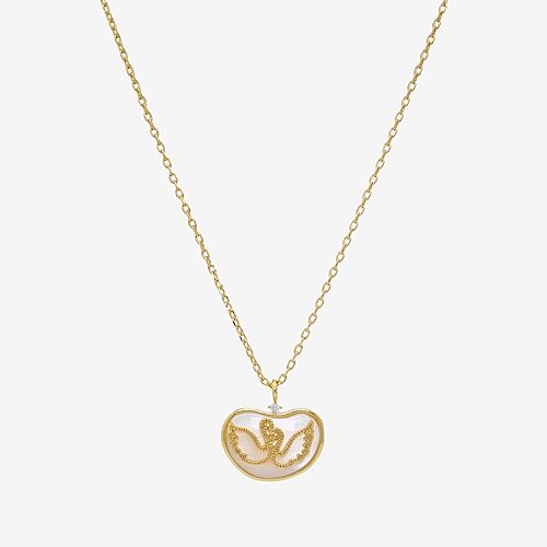 Sparkle Allure Zodiac Womens Cubic Zirconia 14K Gold Over Brass 16 Inch Pendant Necklace, One Size, Gemini