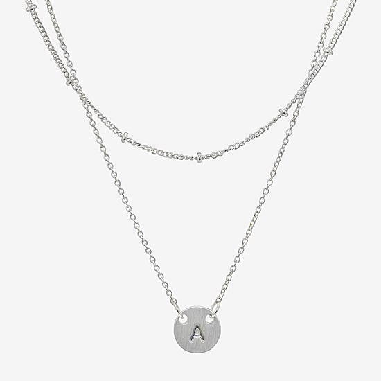 Sparkle Allure Womens Pure Silver Over Brass Necklace Set