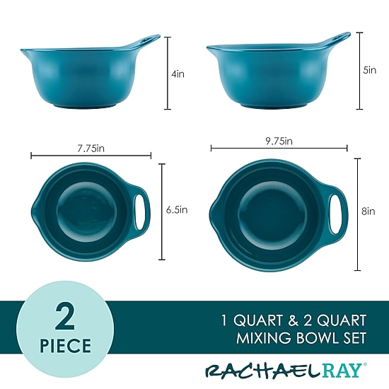 Rachael Ray 2-pc. Nesting and Mixing Bowl Set