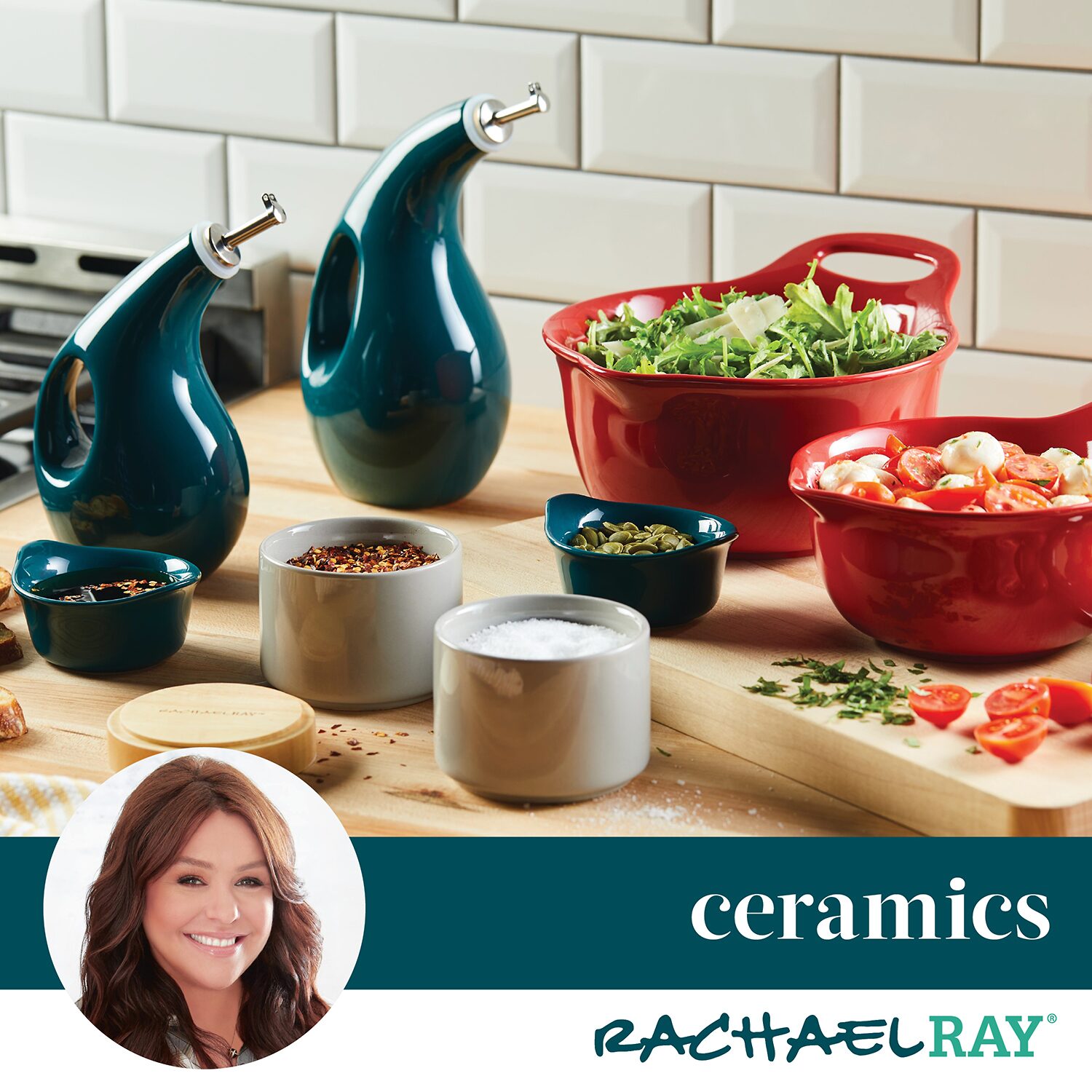 Rachael Ray 2-pc. Nesting and Mixing Bowl Set