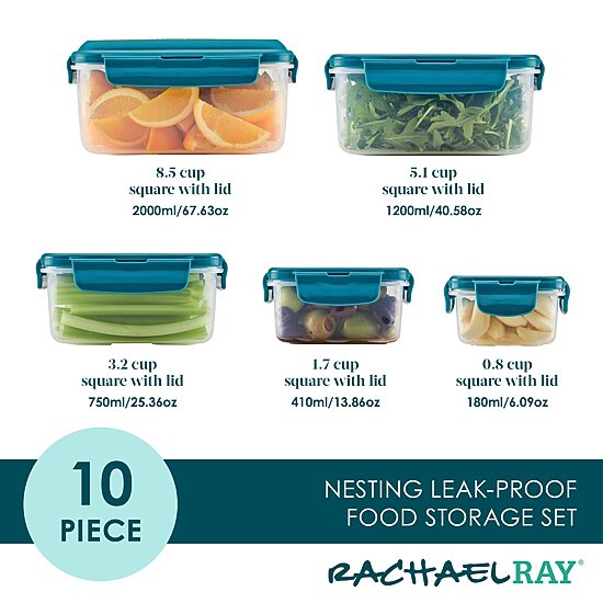 Rachael Ray Food Storage 10-pc. Food Container