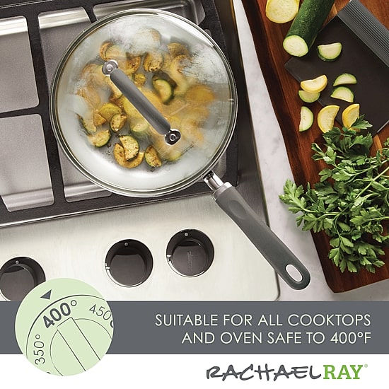 Rachael Ray Create Delicious 3-qt. Non-Stick Everything Pan with Lid