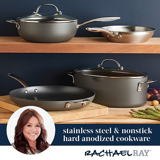 Rachael Ray Professional 10 Inch Stainless Steel Frying Pan