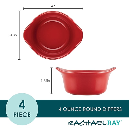 Rachael Ray Ceramic 4-pc. Ramekin Set