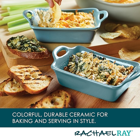 Rachael Ray Ceramic Rectangular 2-pc. Au Gratin Dish