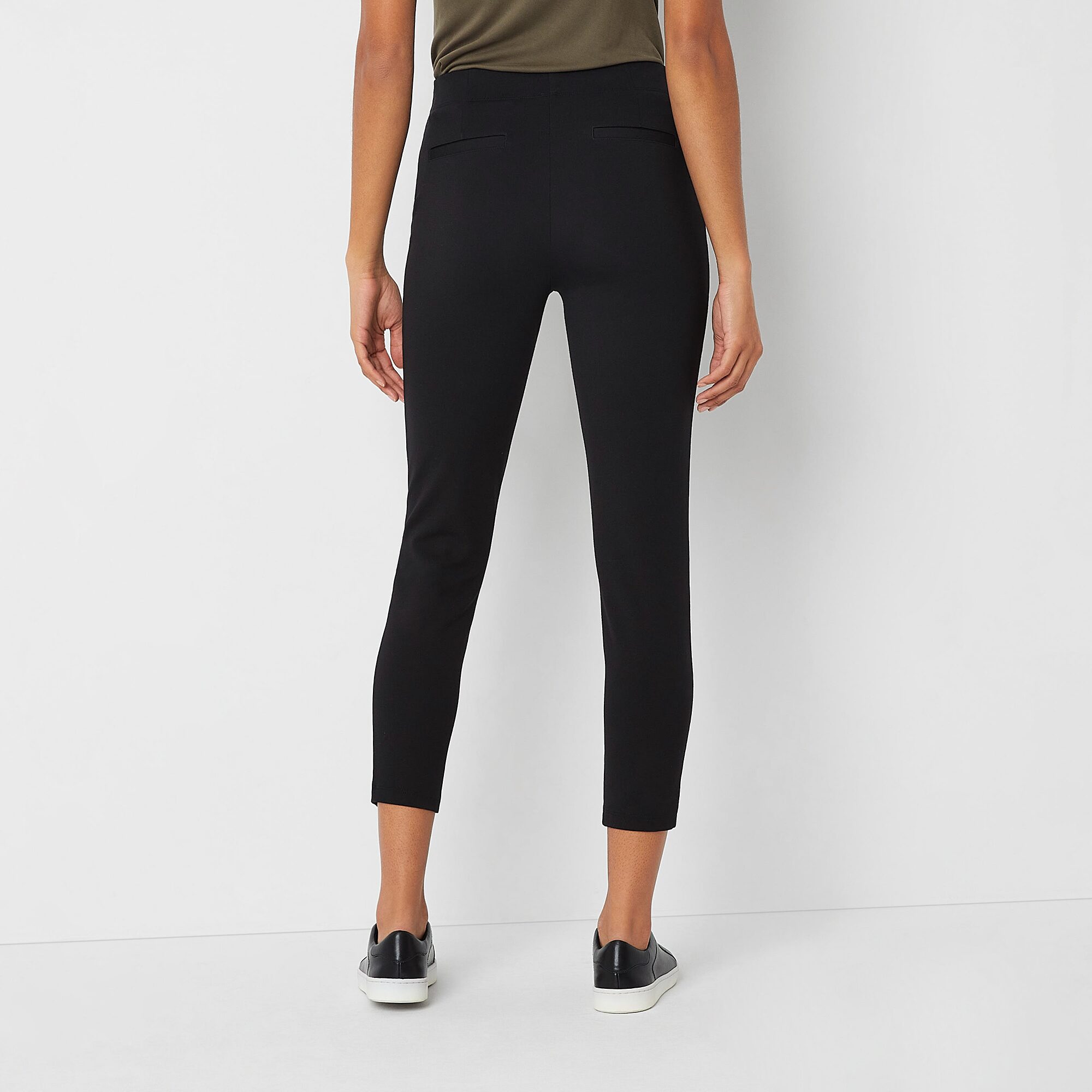 Stylus Womens Ankle High Rise Pull-On Pant