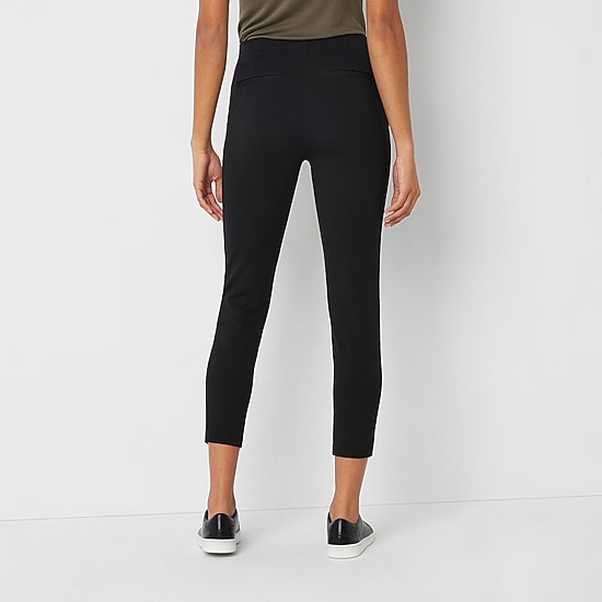Stylus Womens Ankle High Rise Pull-On Pant