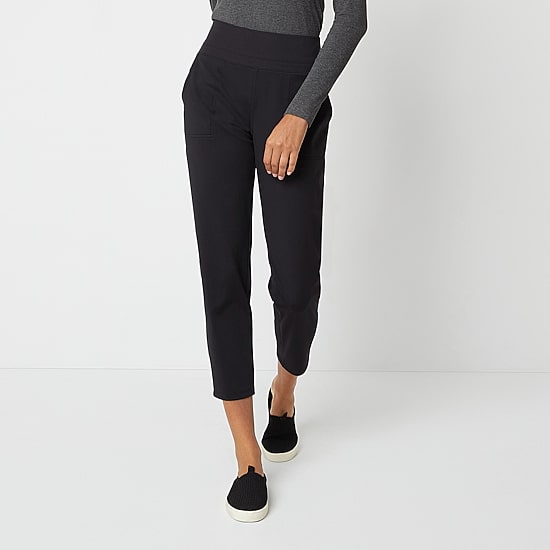 Stylus Womens Tapered High Rise Pull-On Pant